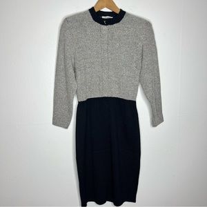 St. John Vintage Knit Dress Stretchy Sz 2 Pencil